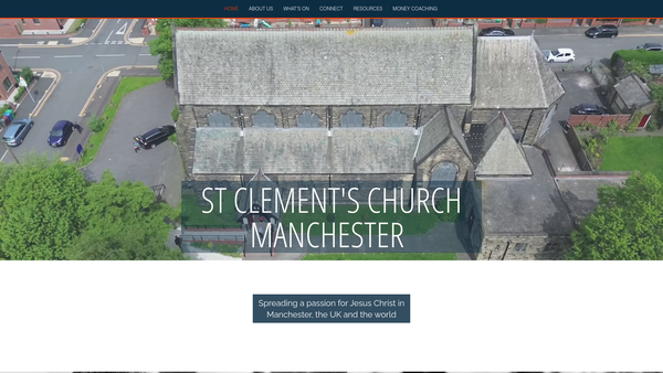 Screenshot of the The Parochial Church Council Of The Ecclesiastical Parish Of St. Clement, Higher Openshaw website