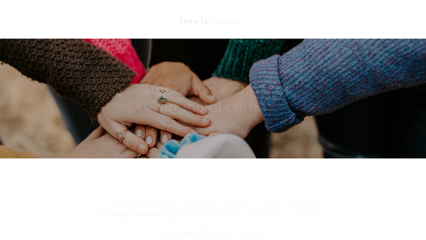 Screenshot of the Themis Charitable Foundation website