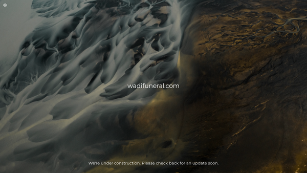 Screenshot of the Wadi Funeralcare website