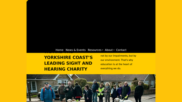Screenshot of the Coastline Sight And Hearing website
