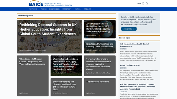 Screenshot of the Baice Ltd website