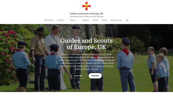 Screenshot of the Gse U.K. website