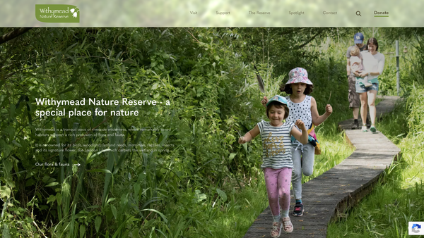 Screenshot of the The Anne Carpmael Trust website