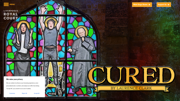 Screenshot of the Royal Court Liverpool Ltd website