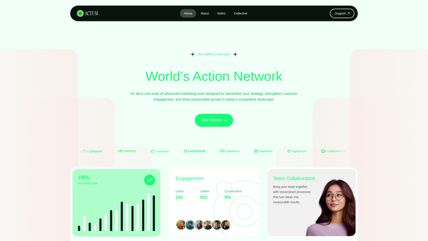 Screenshot of the Humanity International website