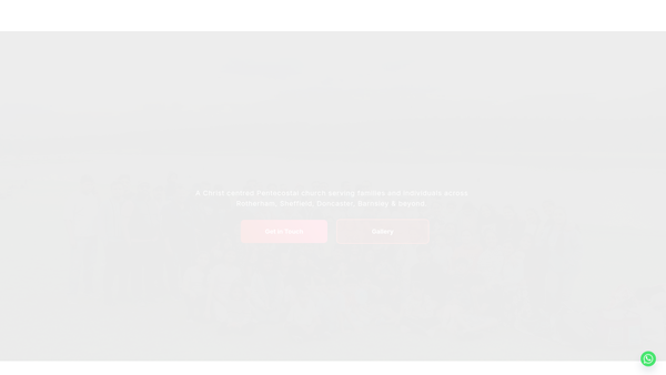 Screenshot of the Hebron Pentecostal Assembly website