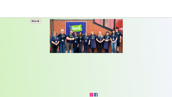 Screenshot of the The 'FORD Community Centre website