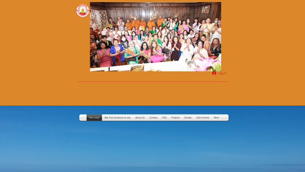 Screenshot of the Wat Thai Southend website