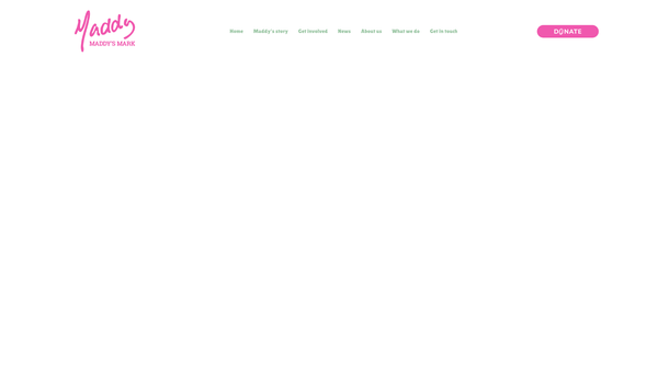Screenshot of the Maddy's Mark website