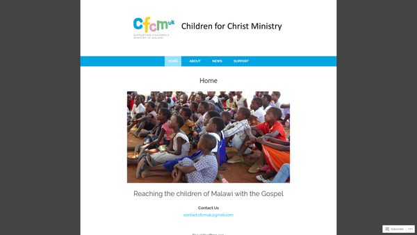 Screenshot of the Cfcm-Uk website