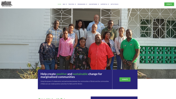 Screenshot of the Southern Africa Resource Centre website