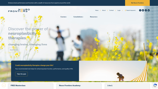 Screenshot of the Answers & Hope website