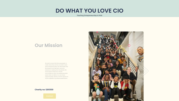 Screenshot of the Do What You Love website