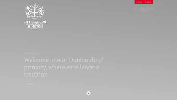 Screenshot of the Friends Of Colpai website
