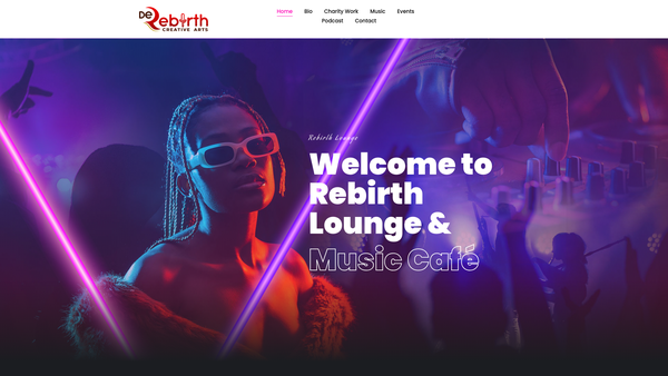 Screenshot of the De-Rebirth website