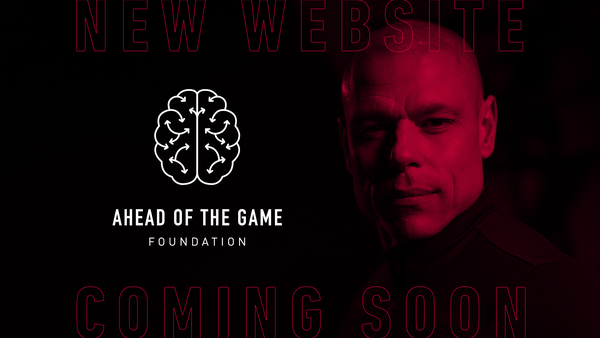 Screenshot of the Ahead Of The Game Foundation website