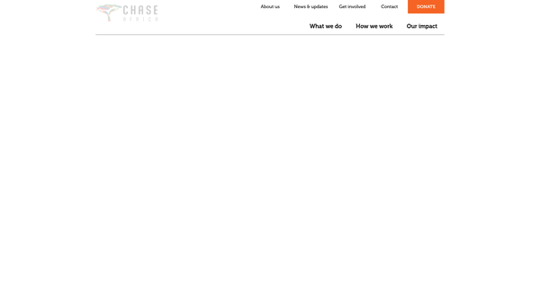 Screenshot of the Chase Africa (Community Health And Sustainable Environment) website