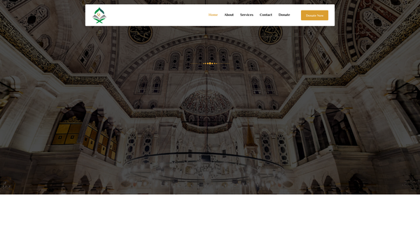 Screenshot of the Norfolk British Muslim Association Ltd website