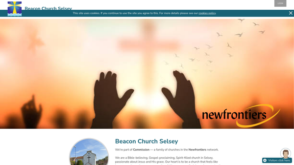 Screenshot of the Beacon Church Selsey website