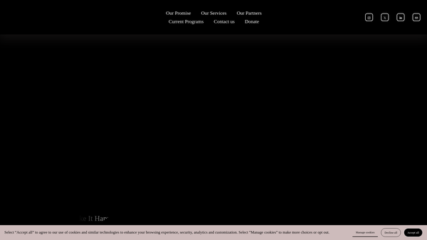 Screenshot of the Active Minds website
