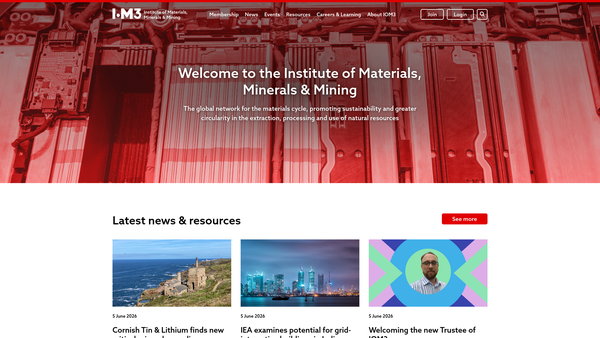 Screenshot of the Iom3 Education And Outreach Trust website