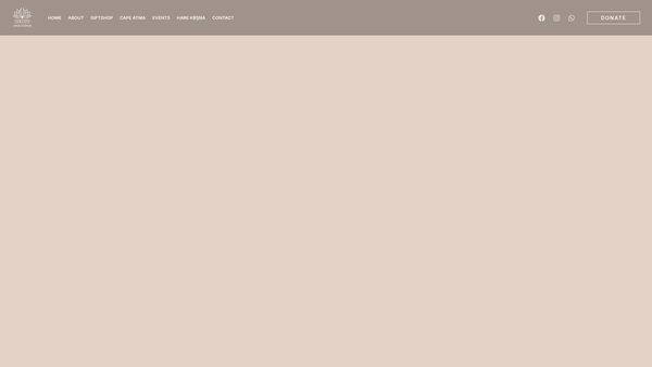 Screenshot of the Atma Lounge website