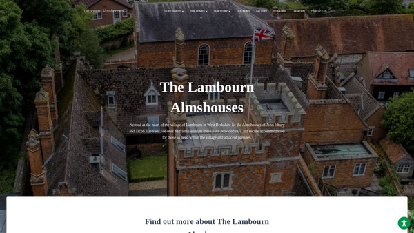 Screenshot of the The Almshouses Of John Isbury And Jacob Hardrett website