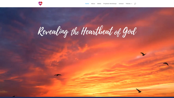 Screenshot of the Revealing The Heartbeat Of God website