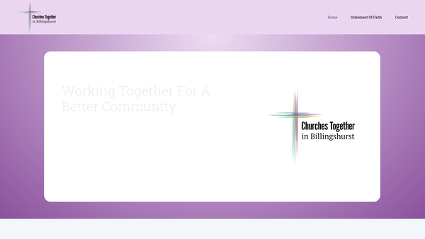 Screenshot of the Churches Together In Billingshurst website