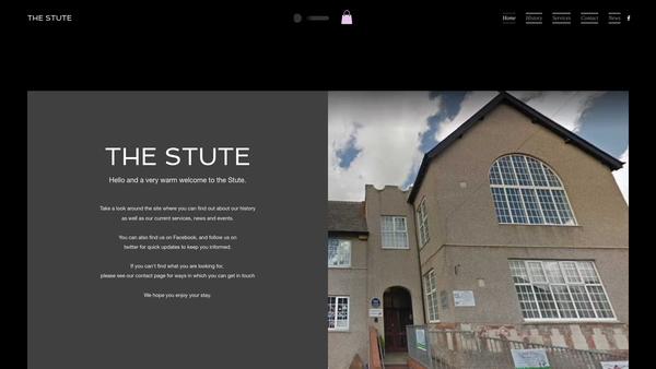 Screenshot of the Earl Shilton Social Institute website