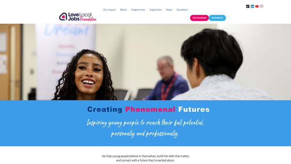 Screenshot of the Lljf Ltd website