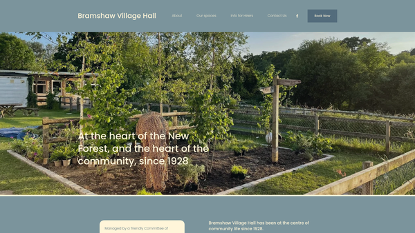 Screenshot of the The Bramshaw Trust website