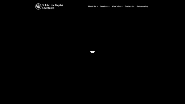 Screenshot of the The Parochial Church Council Of The Ecclesiastical Parish Of St John The Baptist Sevenoaks website