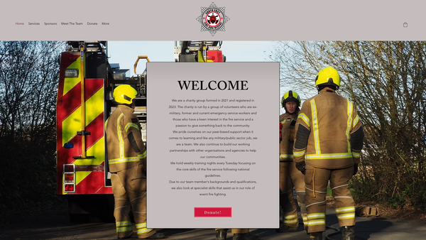 Screenshot of the South East Fire And Rescue website