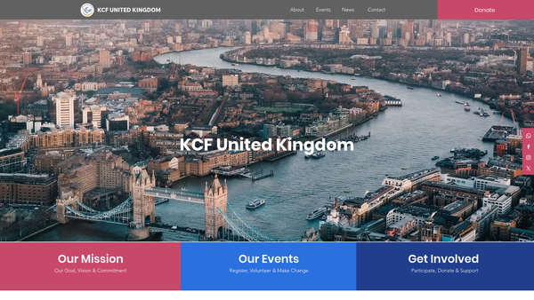 Screenshot of the Karnataka Cultural Foundation UK website