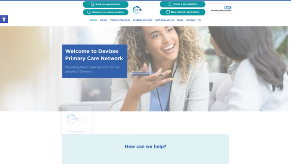 Screenshot of the Friends Of Market Lavington Surgery website