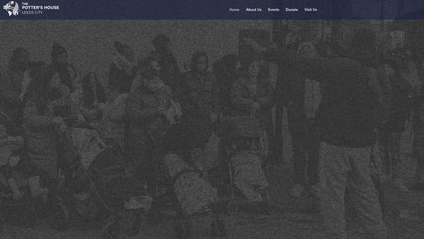 Screenshot of the Potter's House Christian Fellowship UK Leeds City Church website
