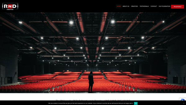 Screenshot of the Rnd Foundation website