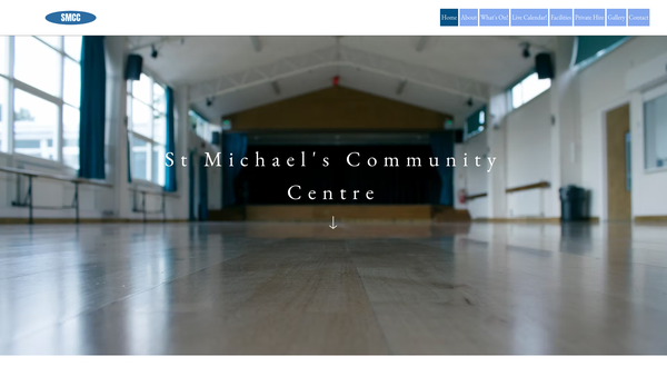 Screenshot of the St Michael's Community Centre Welling website