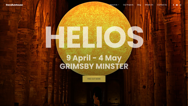 Screenshot of the The Culture House CIO website