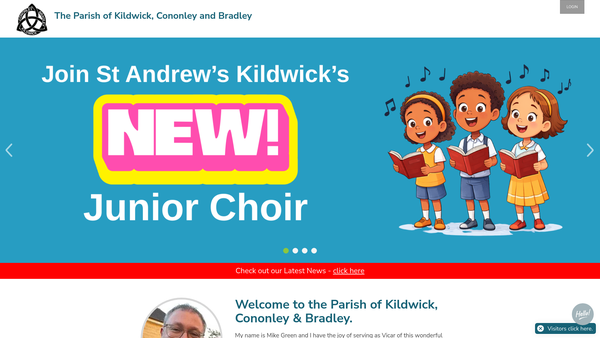 Screenshot of the The Pcc Of Kildwick, Cononley & Bradley website