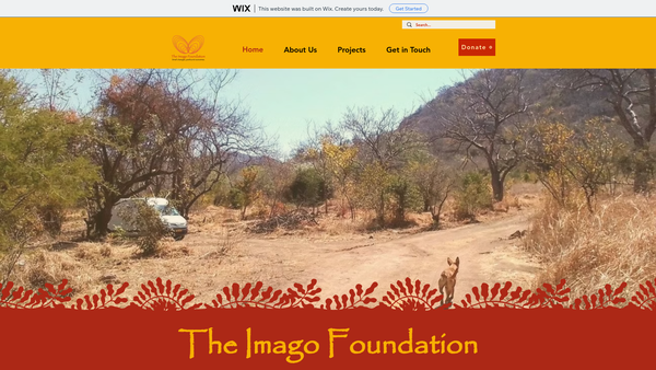 Screenshot of the Imago Malawi website