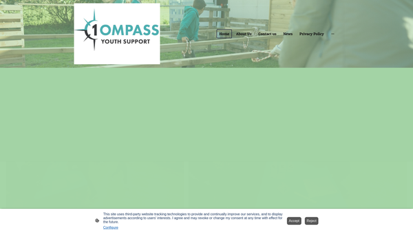 Screenshot of the 1 Compass website