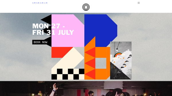 Screenshot of the Newday Generation U.K. website