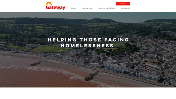Screenshot of the Gateway Sidmouth website
