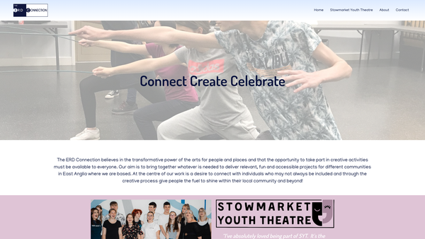 Screenshot of the The Erd Connection website
