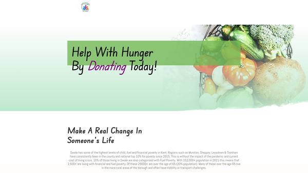 Screenshot of the Swale Community Care Project website