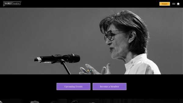 Screenshot of the Wordtheatreuk Ltd website