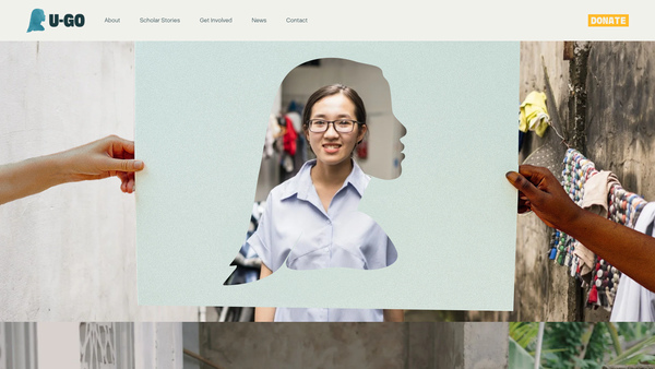 Screenshot of the U-Go Foundation (UK) CIO website