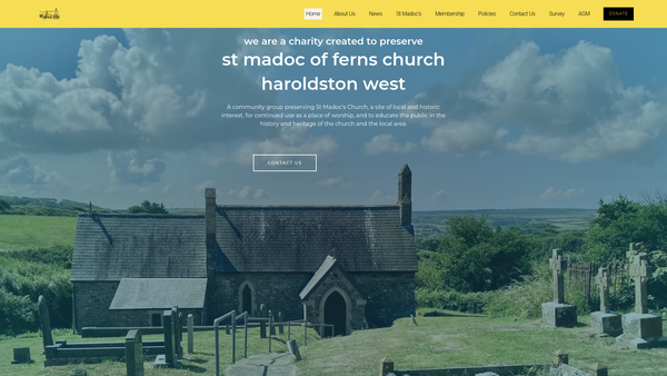 Screenshot of the St Madoc Of Ferns Community Group website